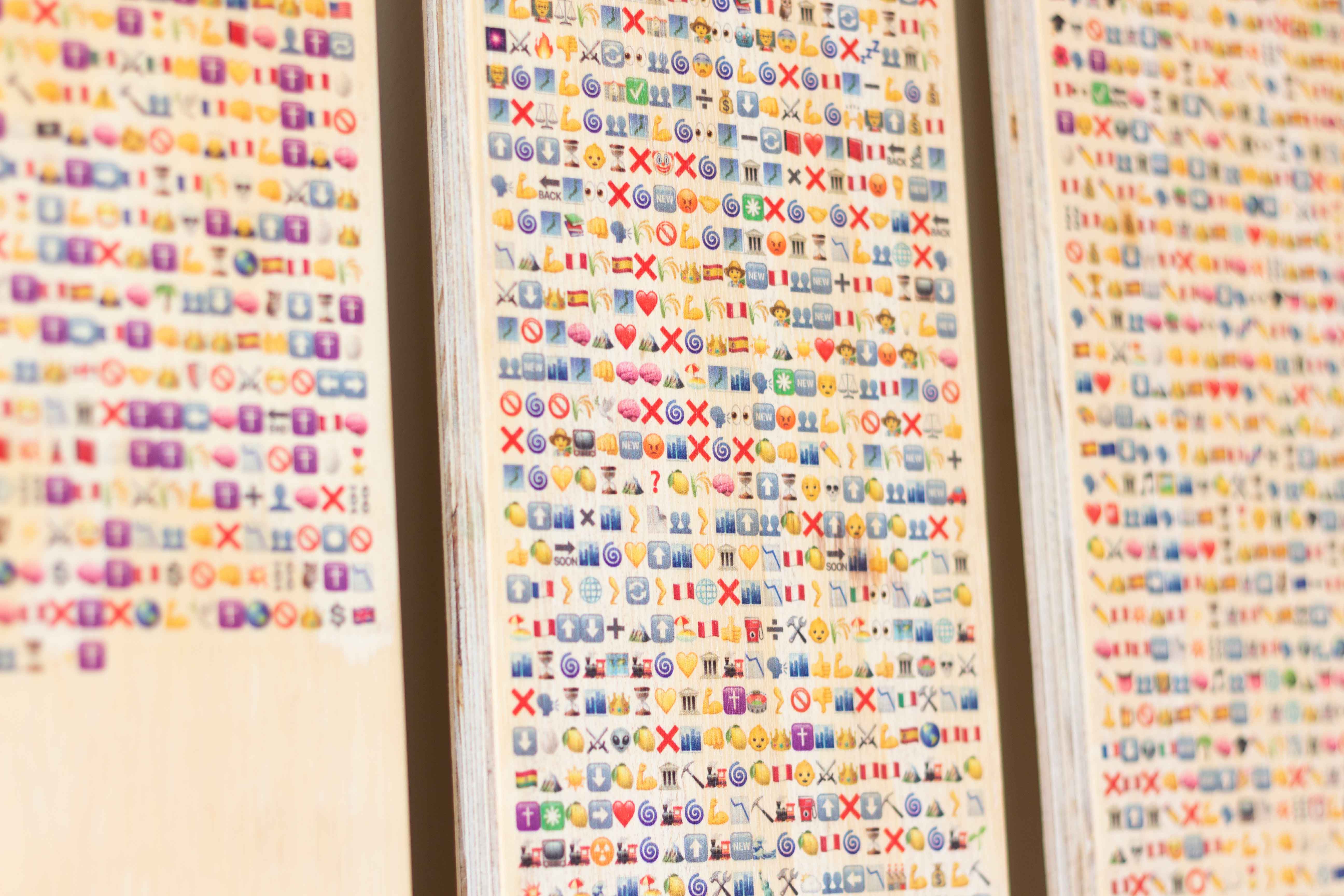 César Augusto Ramírez. (detail) Seven reinterpretative essays on Peruvian reality, 2019. UV print on wood panels. 180 × 95 × 2 cm