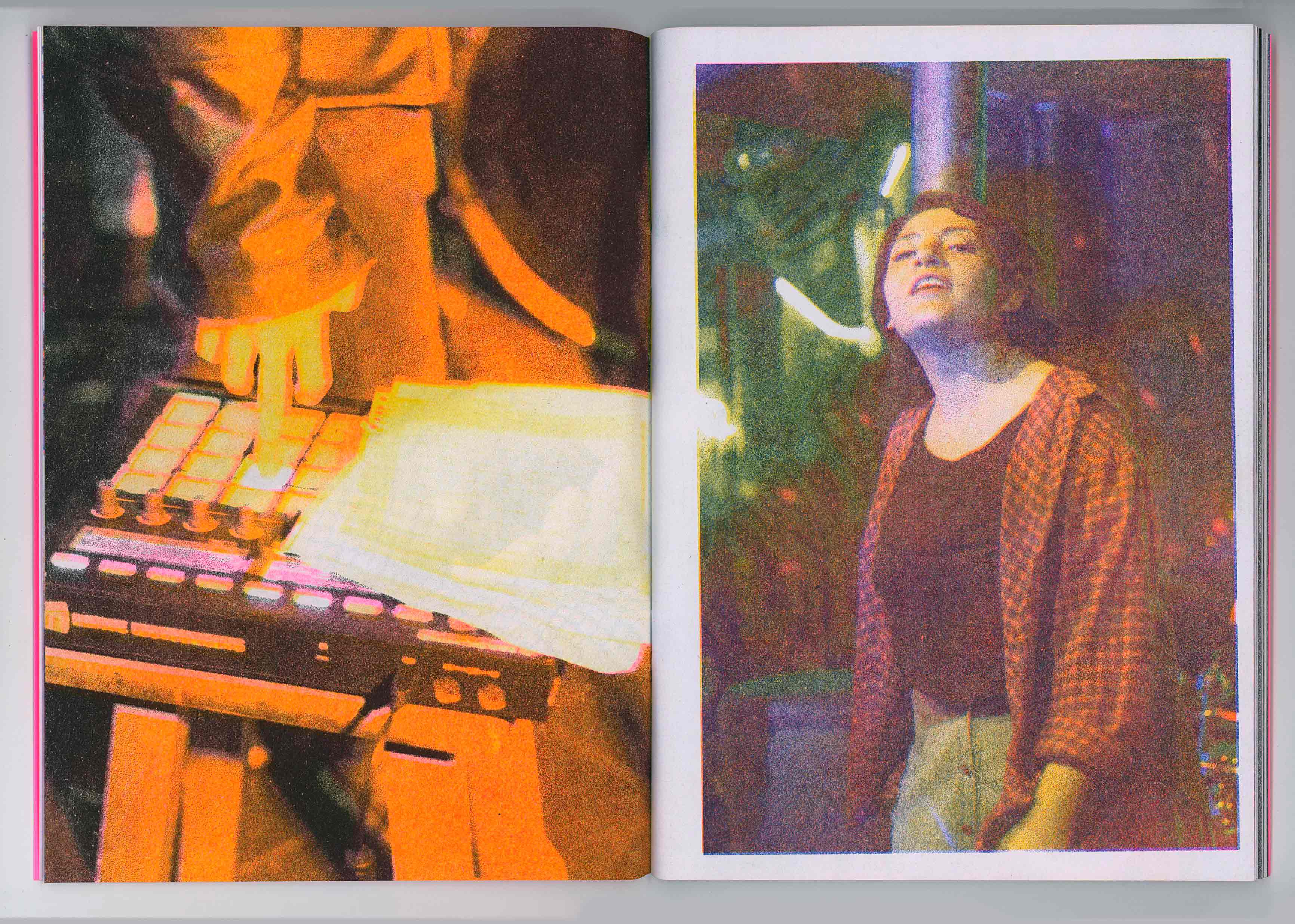 César Augusto Ramírez. I don’t regret this love, 2021. Fanzine. Risograph printed photographs on 90gr Bond paper. Edition of 50 numbered copies. 19.5 × 14 cm