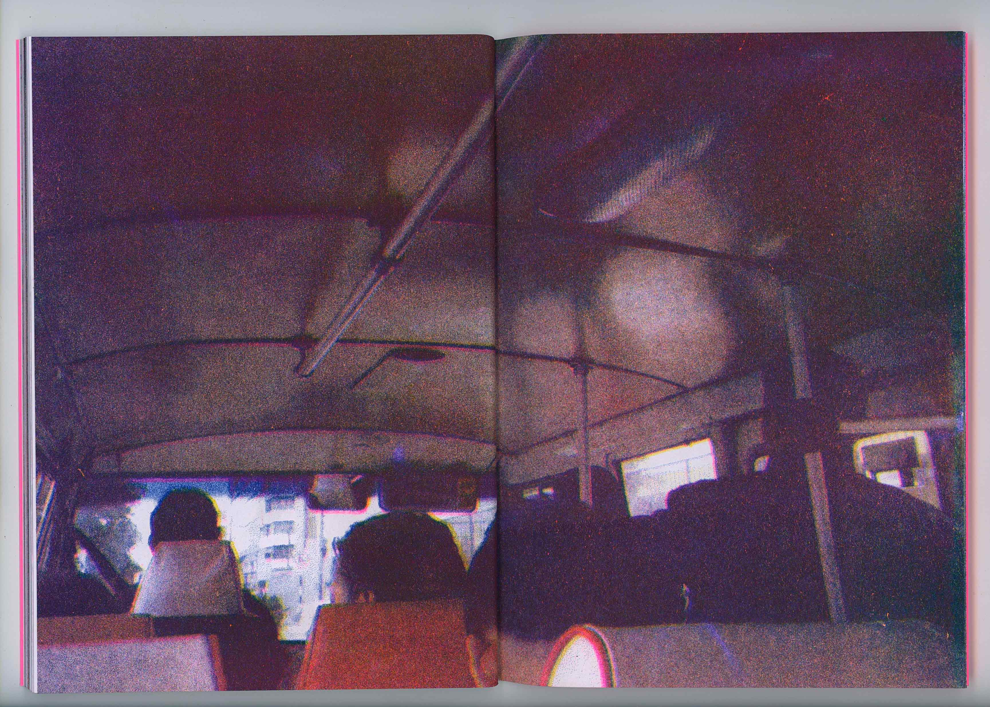 César Augusto Ramírez. I don’t regret this love, 2021. Fanzine. Risograph printed photographs on 90gr Bond paper. Edition of 50 numbered copies. 19.5 × 14 cm