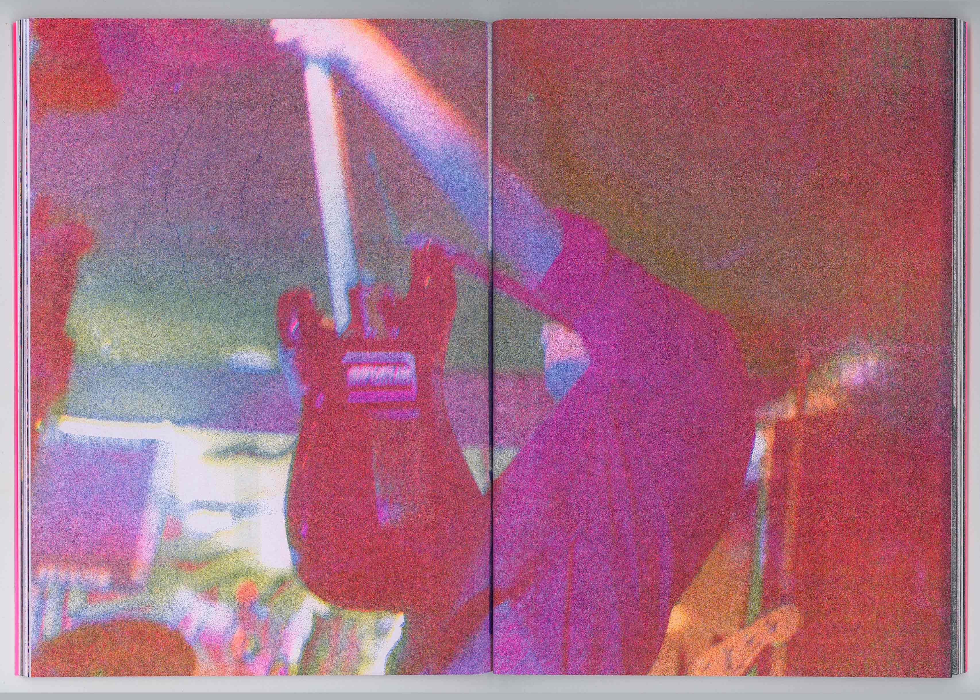 César Augusto Ramírez. I don’t regret this love, 2021. Fanzine. Risograph printed photographs on 90gr Bond paper. Edition of 50 numbered copies. 19.5 × 14 cm